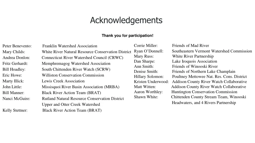 acknowledgements 1