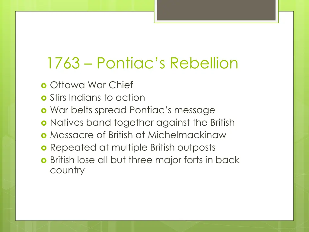 1763 pontiac s rebellion