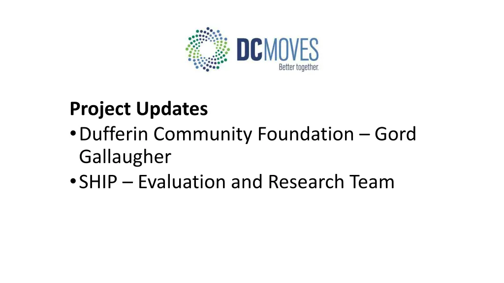 project updates dufferin community foundation