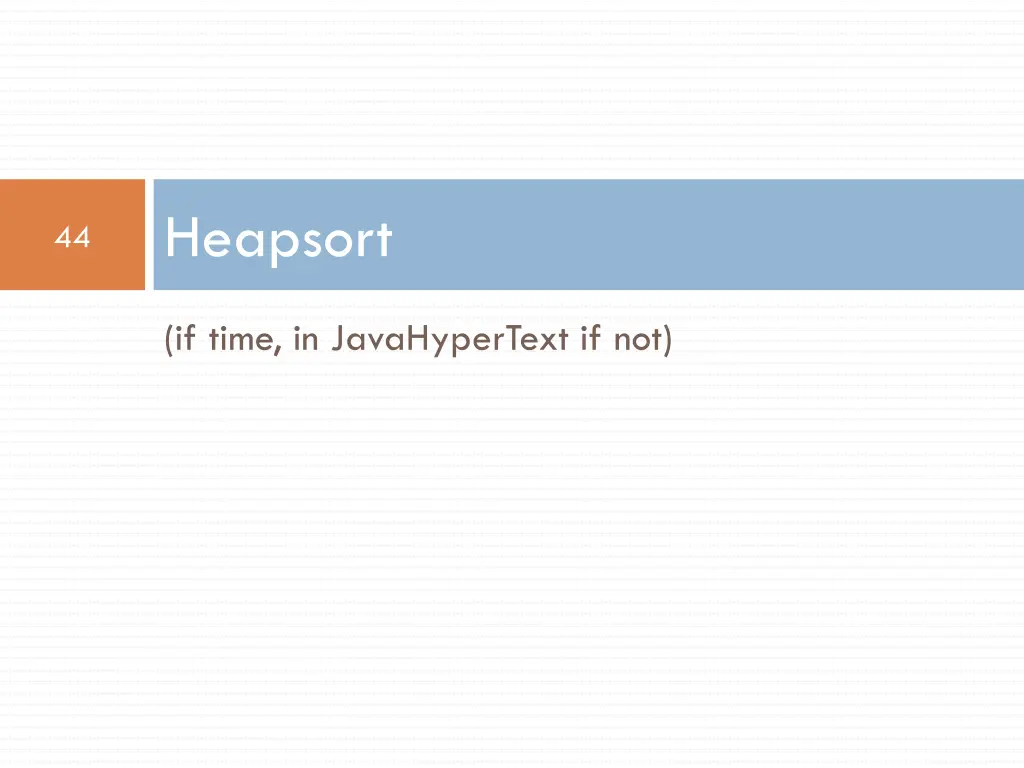 heapsort