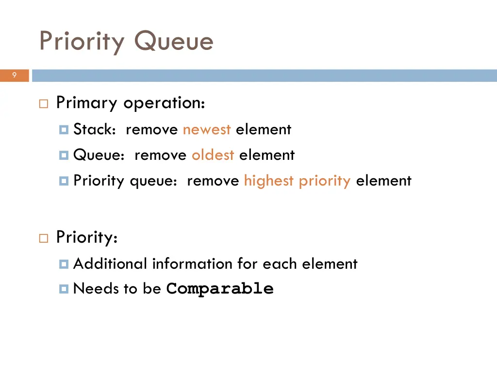 priority queue