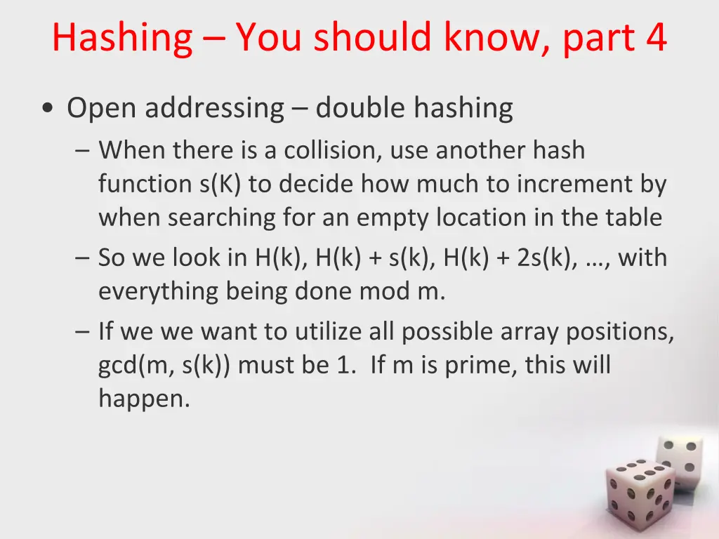 hashing you should know part 4