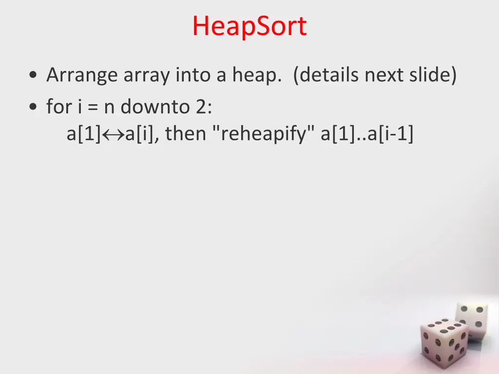 heapsort