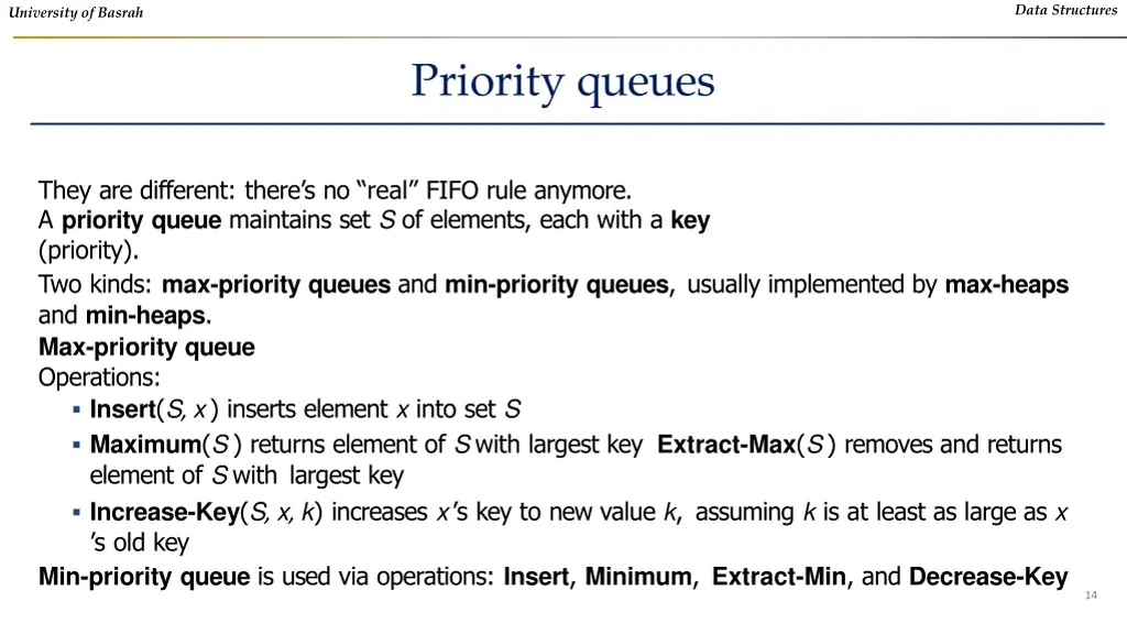 data structures 12