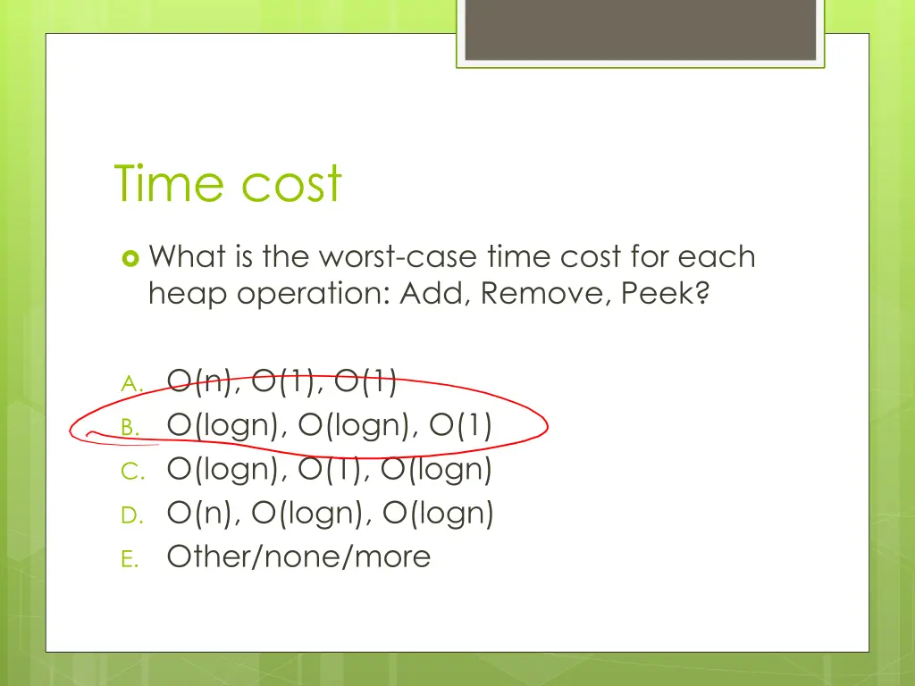 time cost