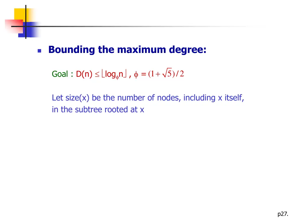 bounding the maximum degree