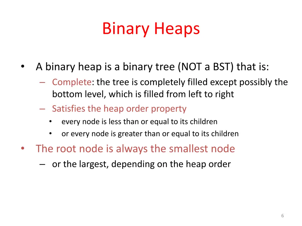 binary heaps 1