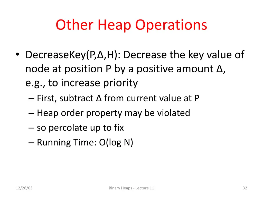 other heap operations 1