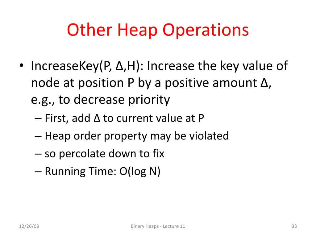 other heap operations 2