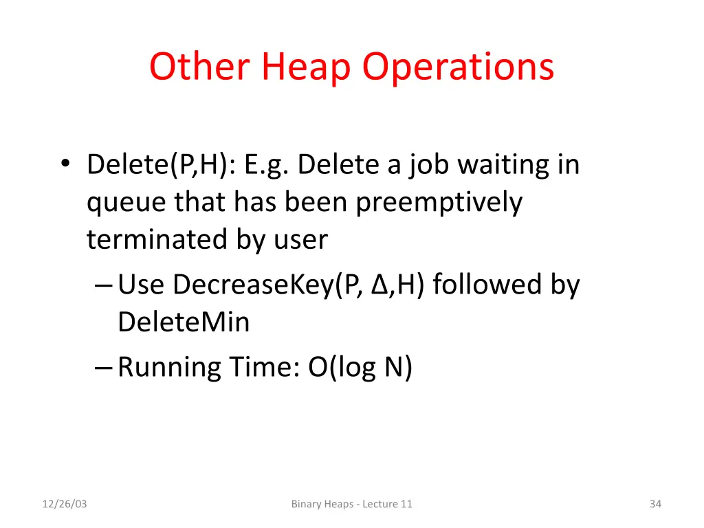 other heap operations 3