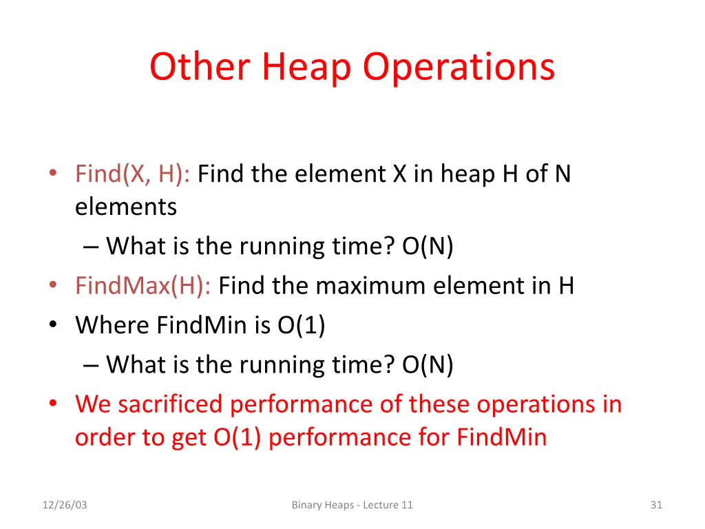 other heap operations