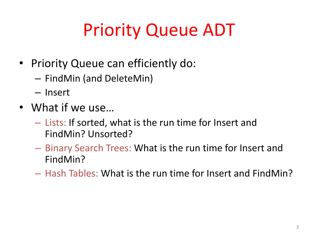 priority queue adt