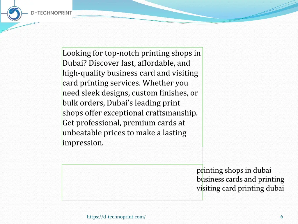 looking for top notch printing shops in dubai