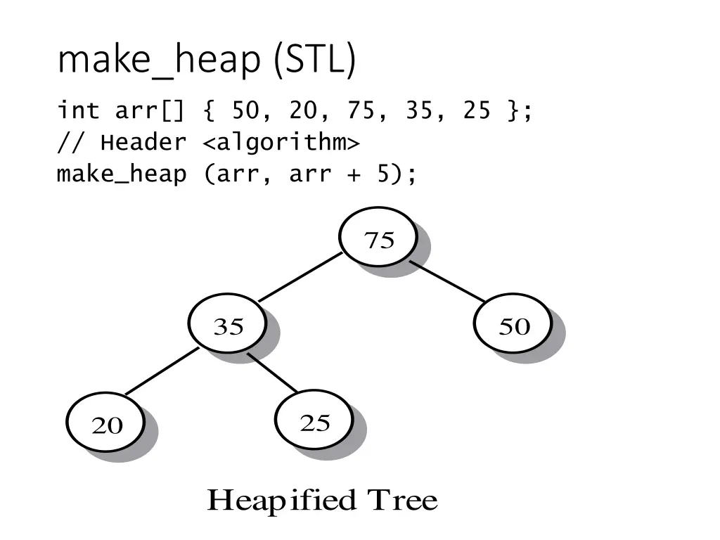 make heap stl