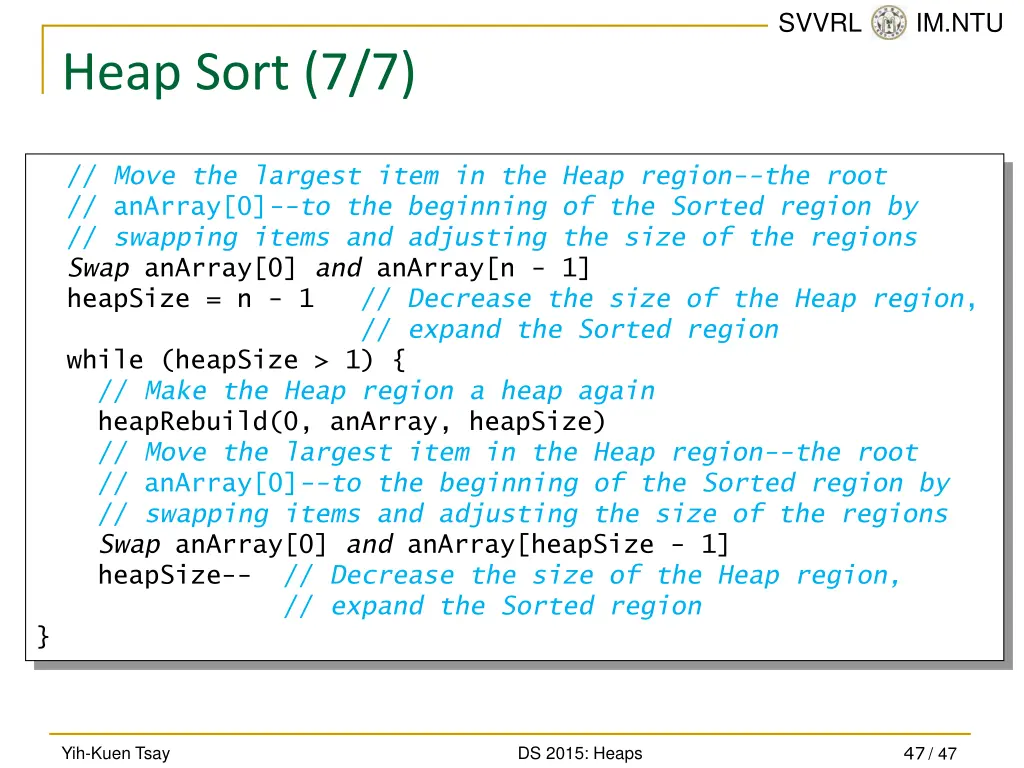 svvrl @ im ntu 46