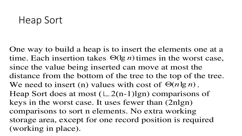 heap sort 1