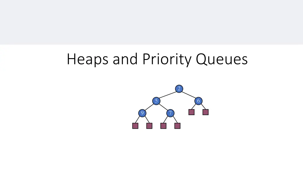 heaps and priority queues