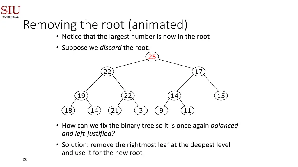 removing the root animated notice that