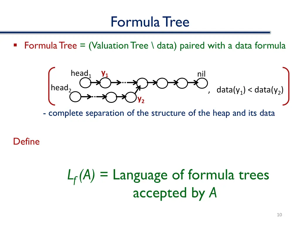 formula tree