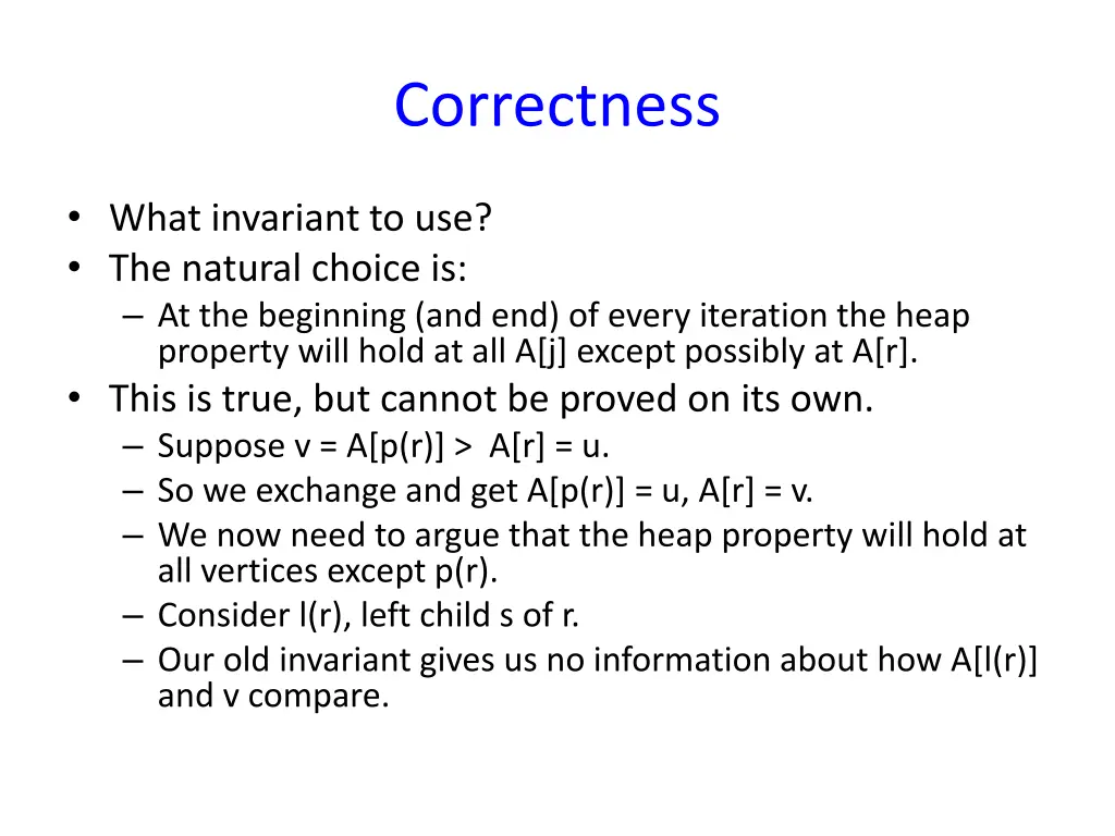 correctness