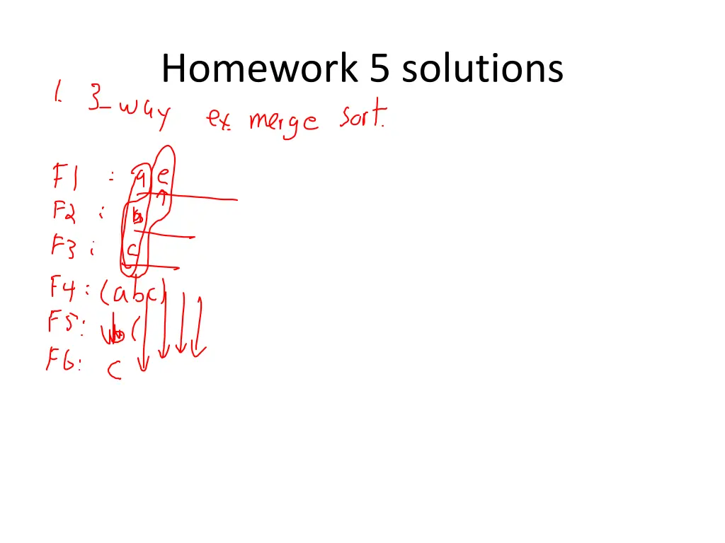 homework 5 solutions