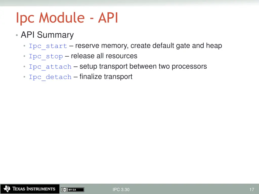 ipc module api