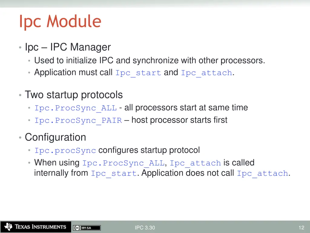 ipc module