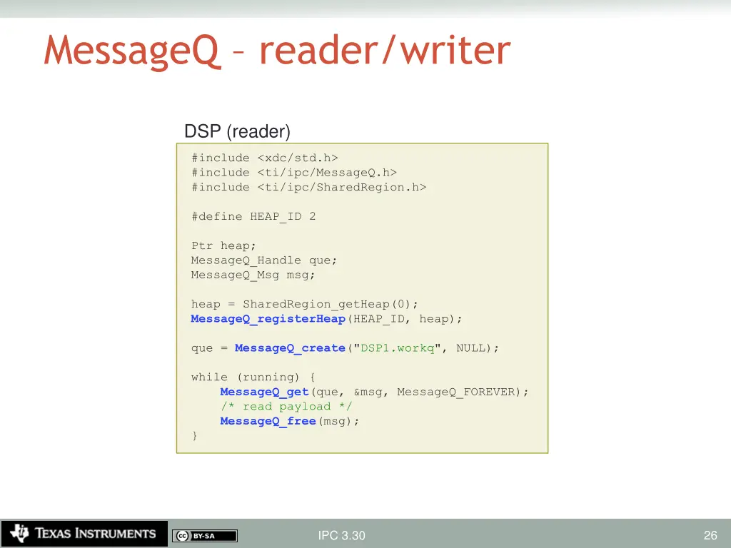 messageq reader writer 2