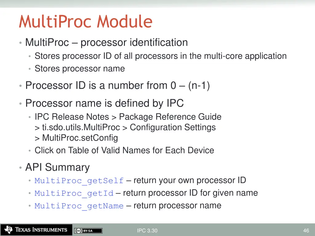 multiproc module