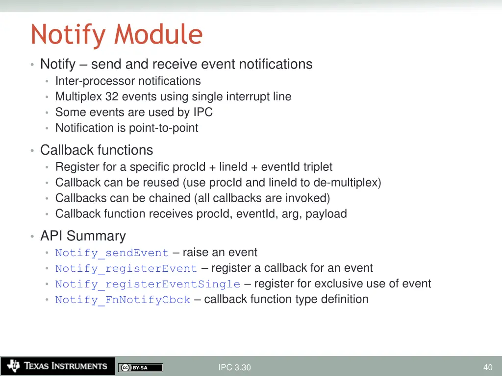 notify module notify send and receive event