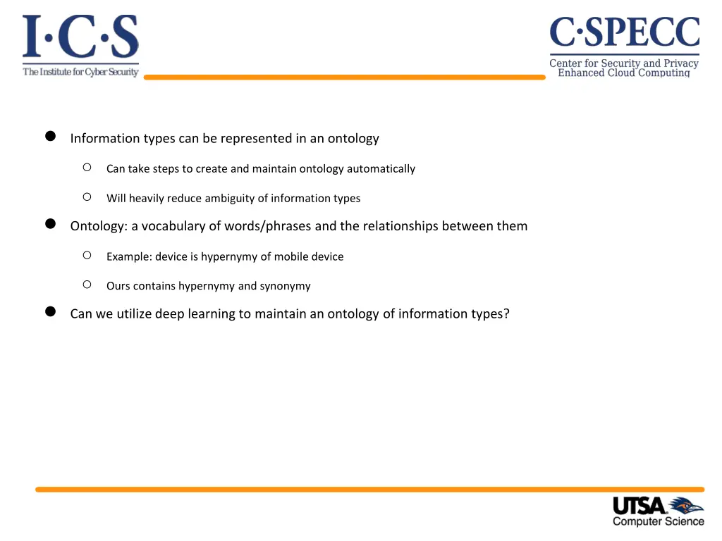 information types can be represented