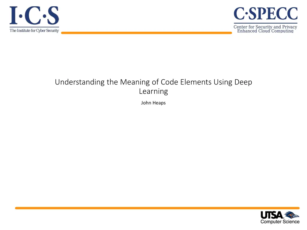 understanding the meaning of code elements using