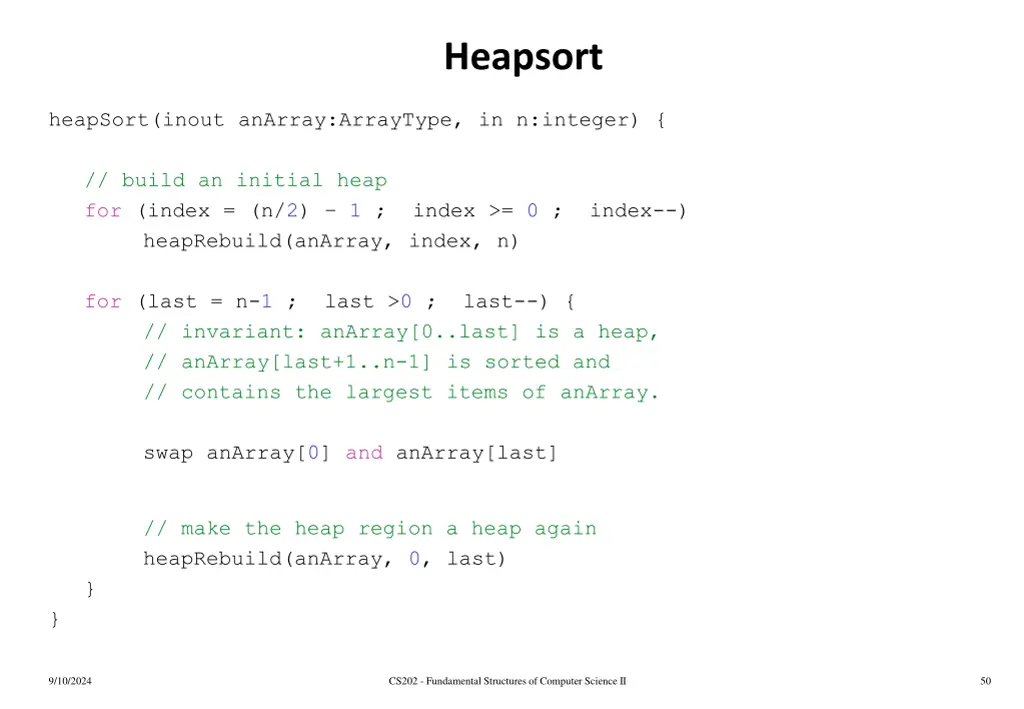 heapsort 1