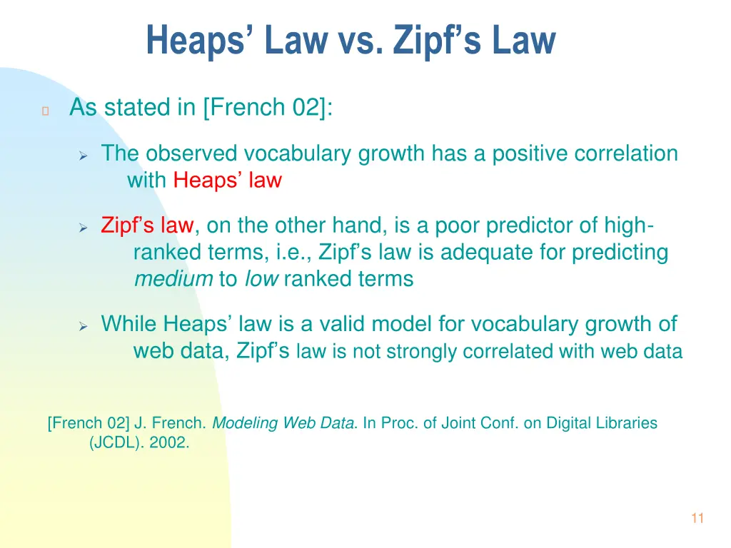 heaps law vs zipf s law