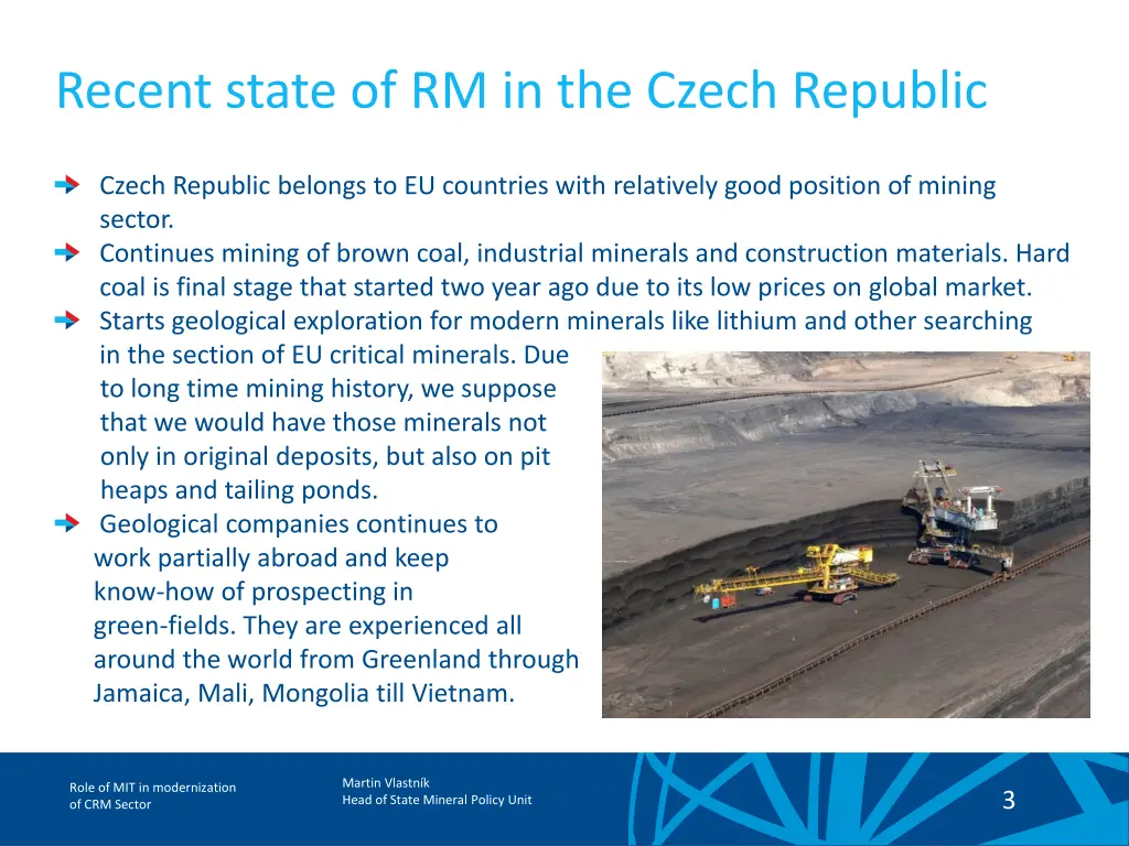 recent state of rm in the czech republic