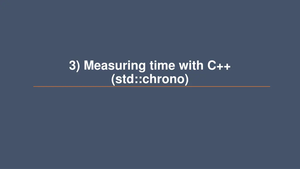 3 measuring time with c std chrono