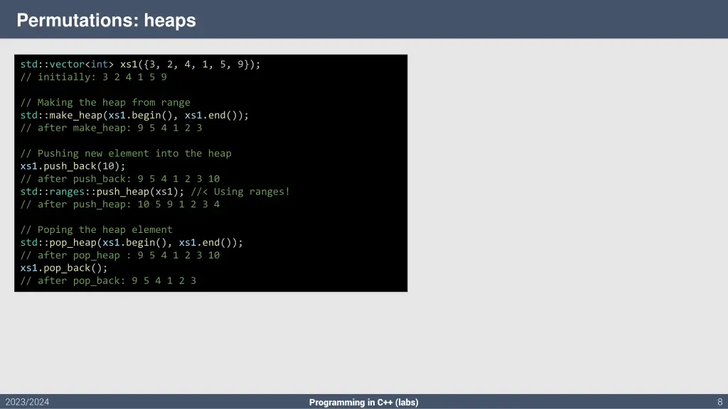 permutations heaps 1