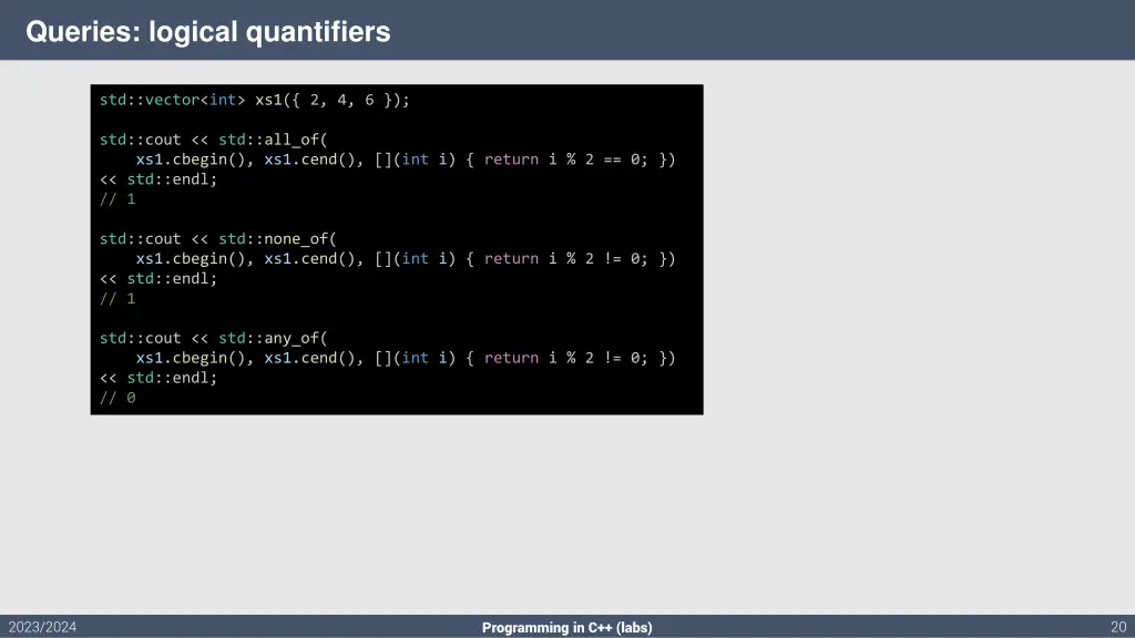 queries logical quantifiers 1