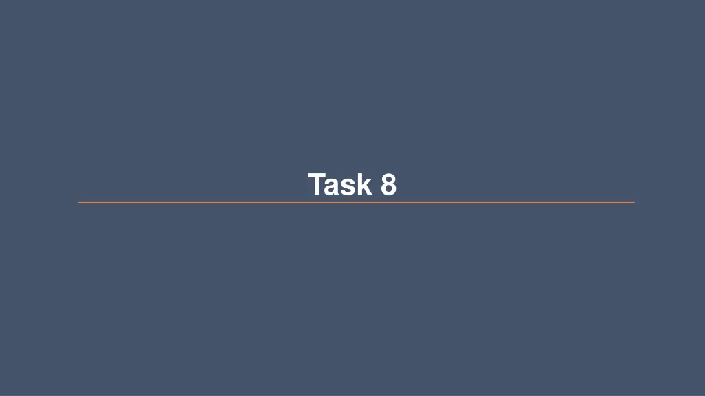 task 8