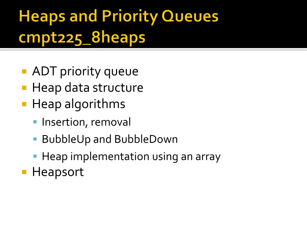 adt priority queue heap data structure heap