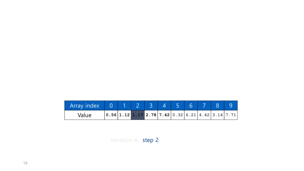 array index 10