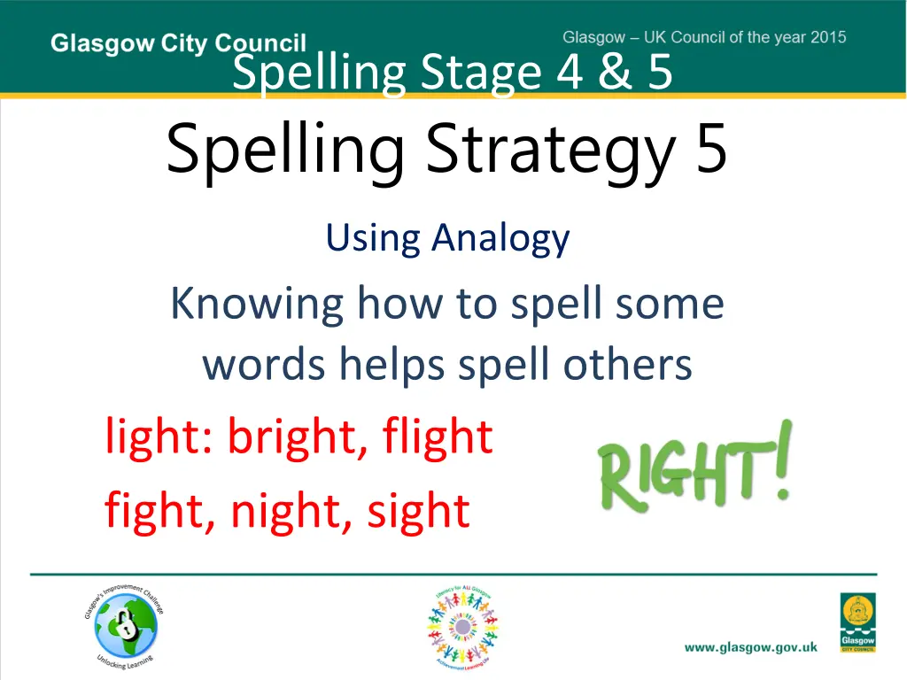 spelling stage 4 5 spelling strategy 5