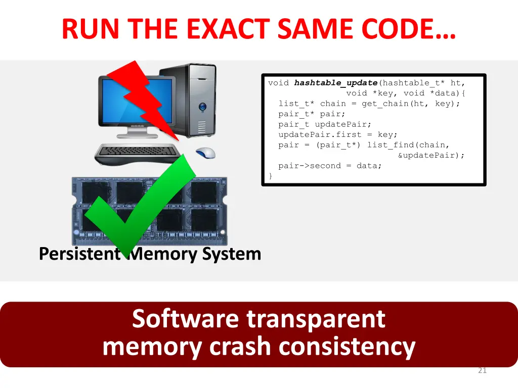 run the exact same code