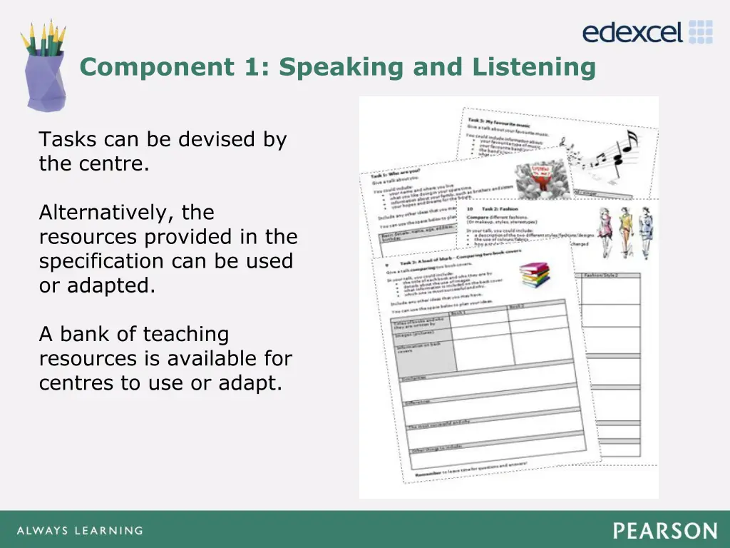 component 1 speaking and listening 1