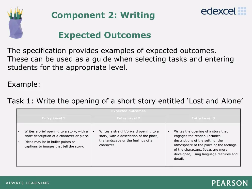 component 2 writing 3