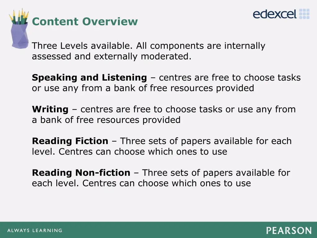 content overview