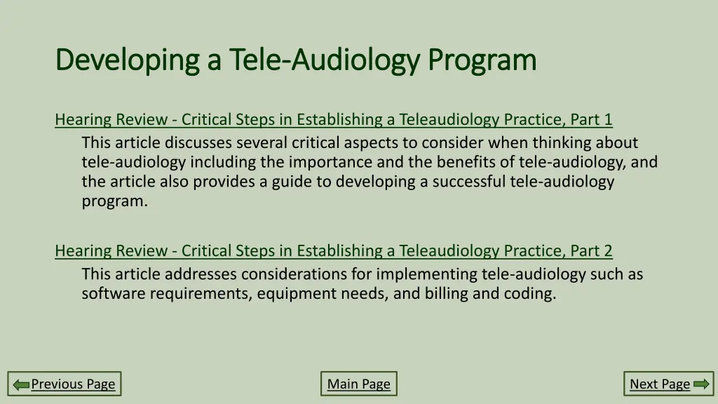 developing a tele developing a tele audiology 1