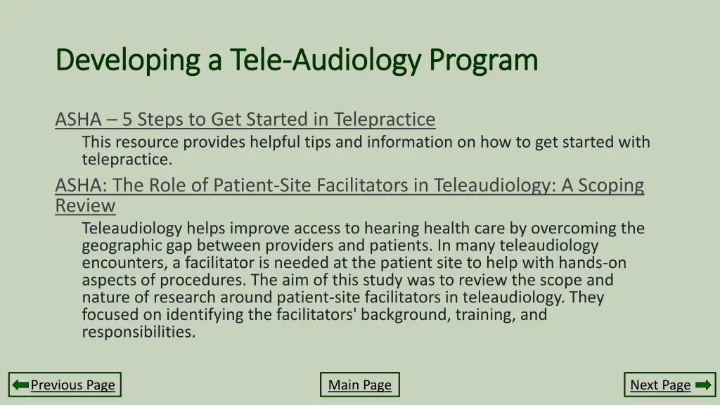 developing a tele developing a tele audiology 5