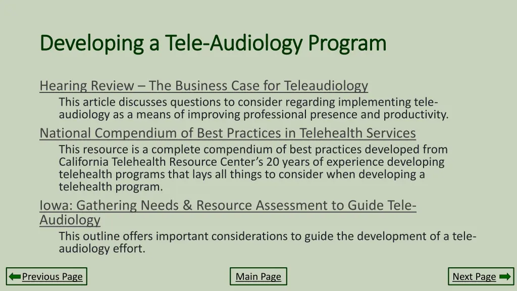 developing a tele developing a tele audiology 6