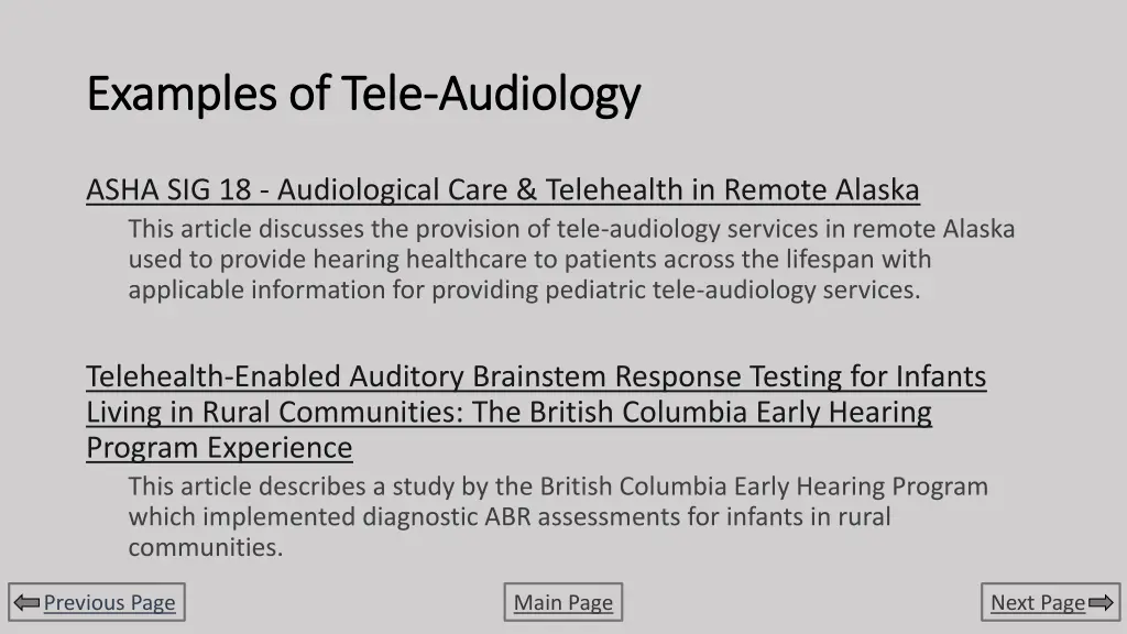 examples of tele examples of tele audiology 2